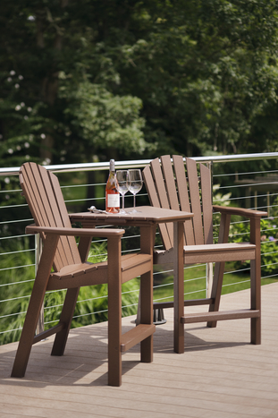 Adirondack Shellback Balcony Chair (017)
